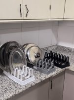 استند بشقاب و درب قابلمه مرسه